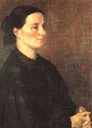 Gustave Courbet Zelie Courbet oil